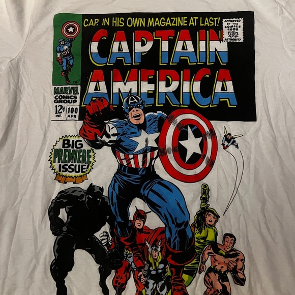 Men’s Marvel Graphic T-Shirt Size Large - Picture 2 of 3
